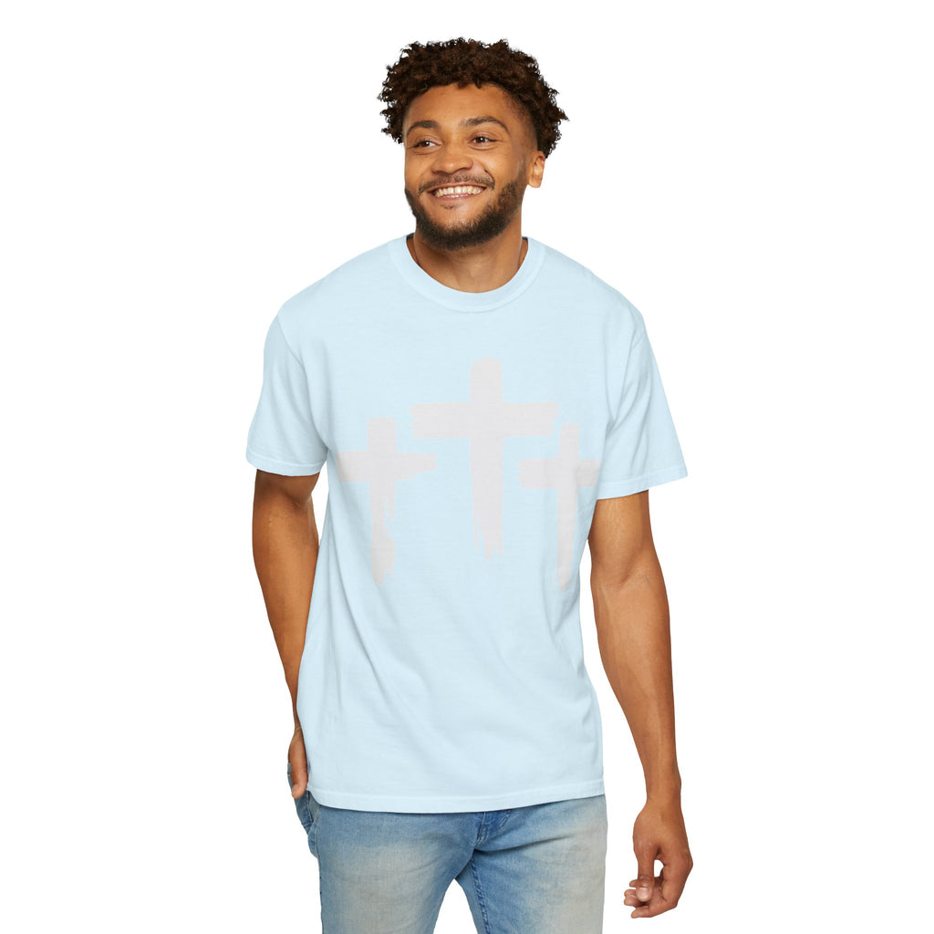 Three Crosses - White