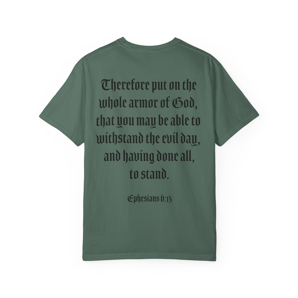 Eph. 6:13 - Armor of God - Black Script