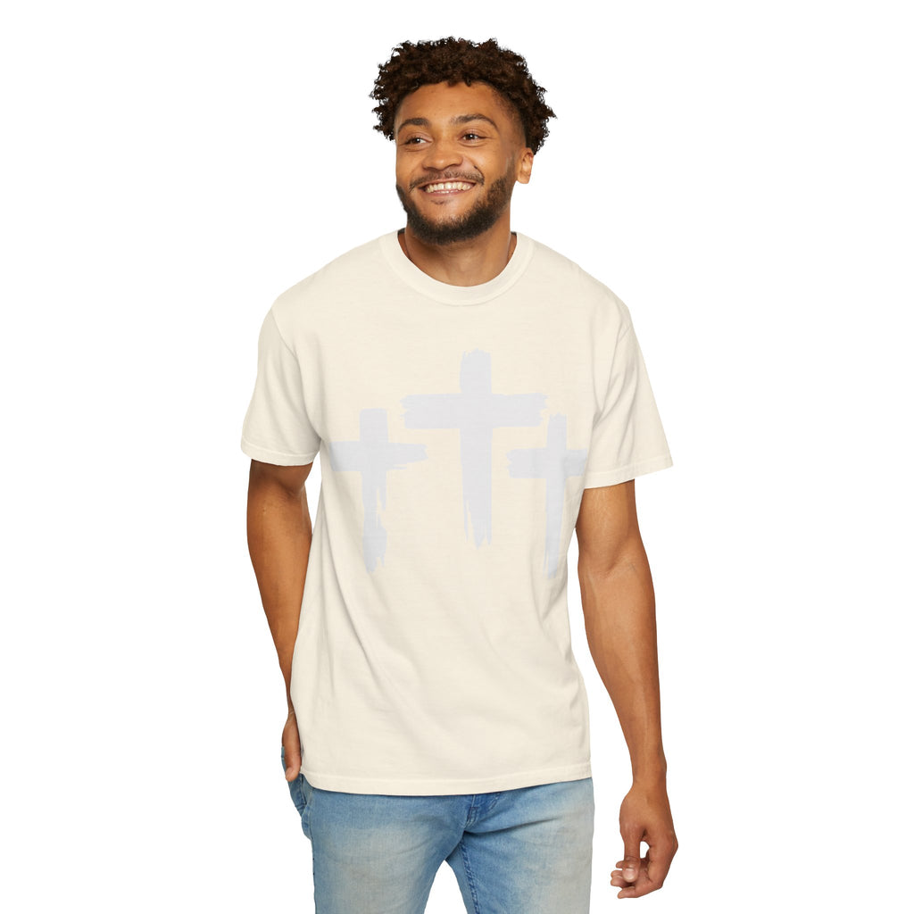 Three Crosses - White