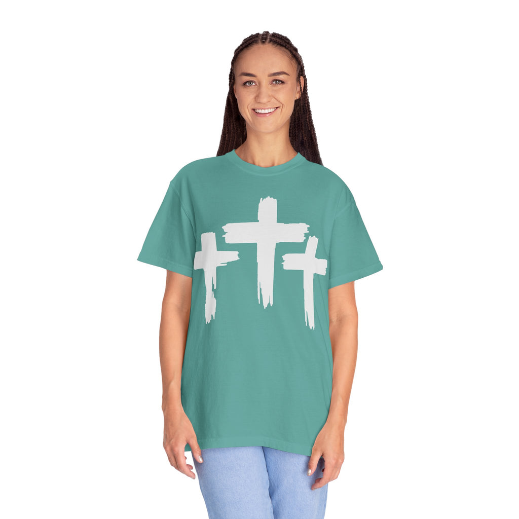 Three Crosses - White