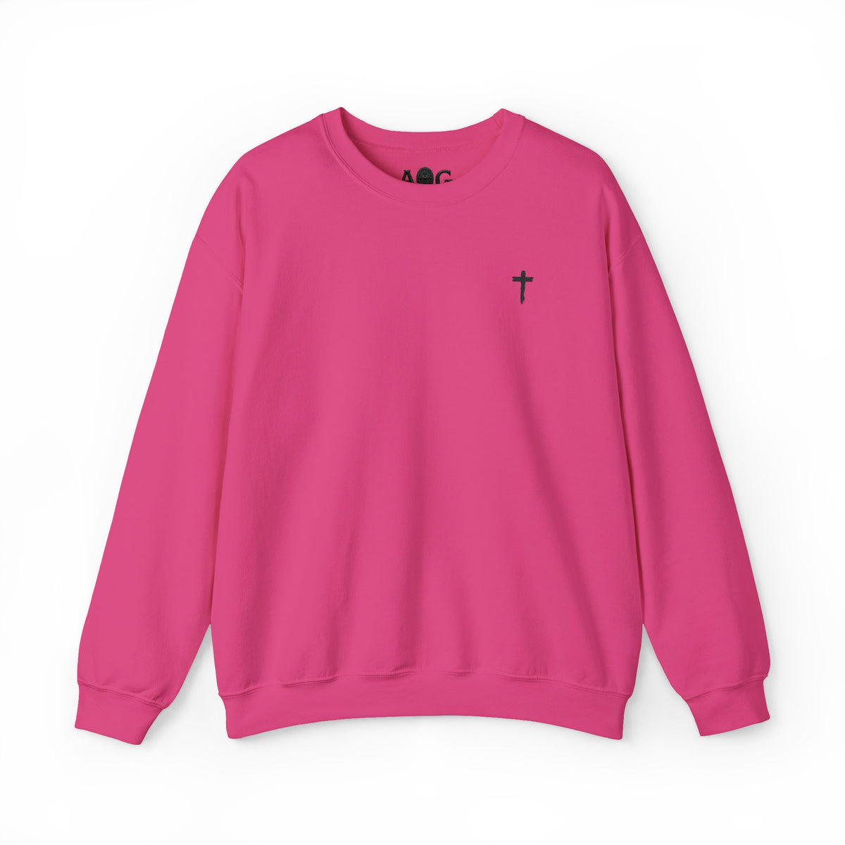 Sweatshirt - Subtle Black Cross (Embroidered)