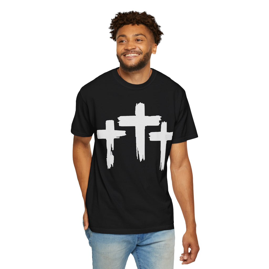 Three Crosses - White