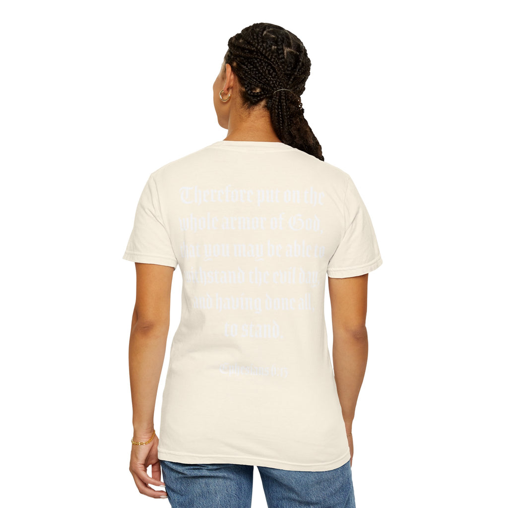 Eph. 6:13 - Armor of God - White Script