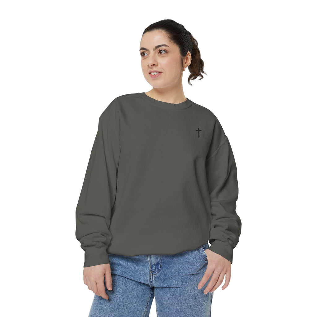 Heavy Sweatshirt - Cross (Embroidered)