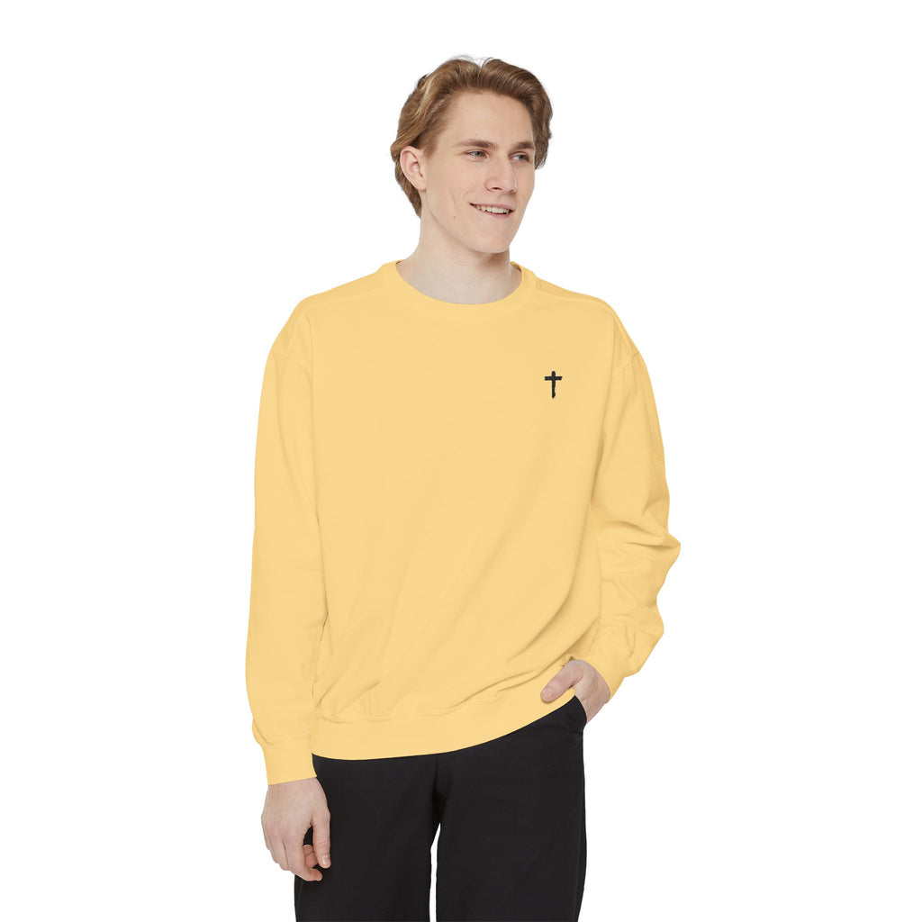 Heavy Sweatshirt - Cross (Embroidered)