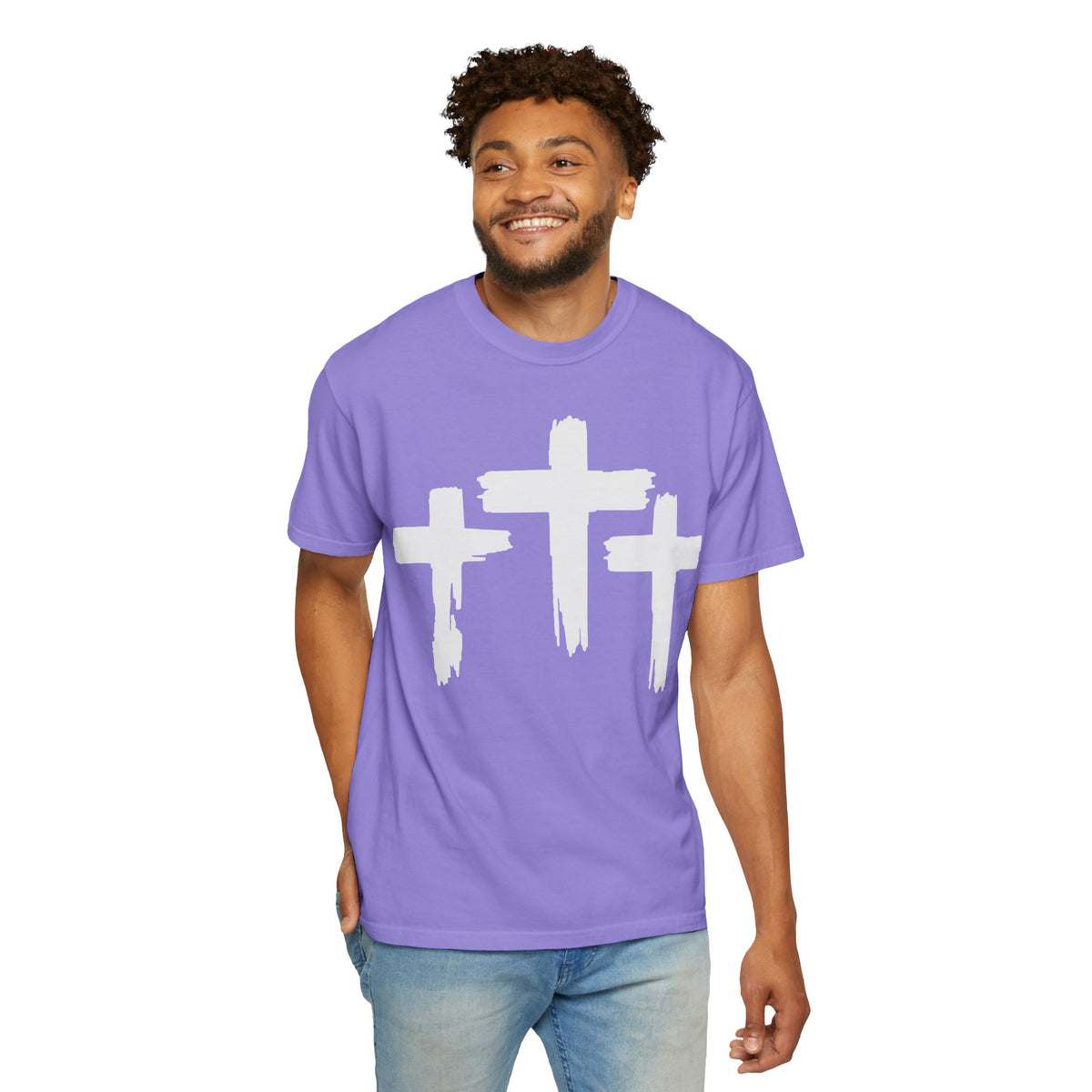 Three Crosses - White