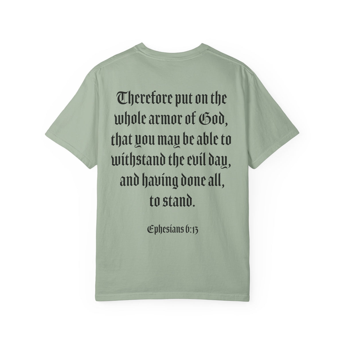 Eph. 6:13 - Armor of God - Black Script
