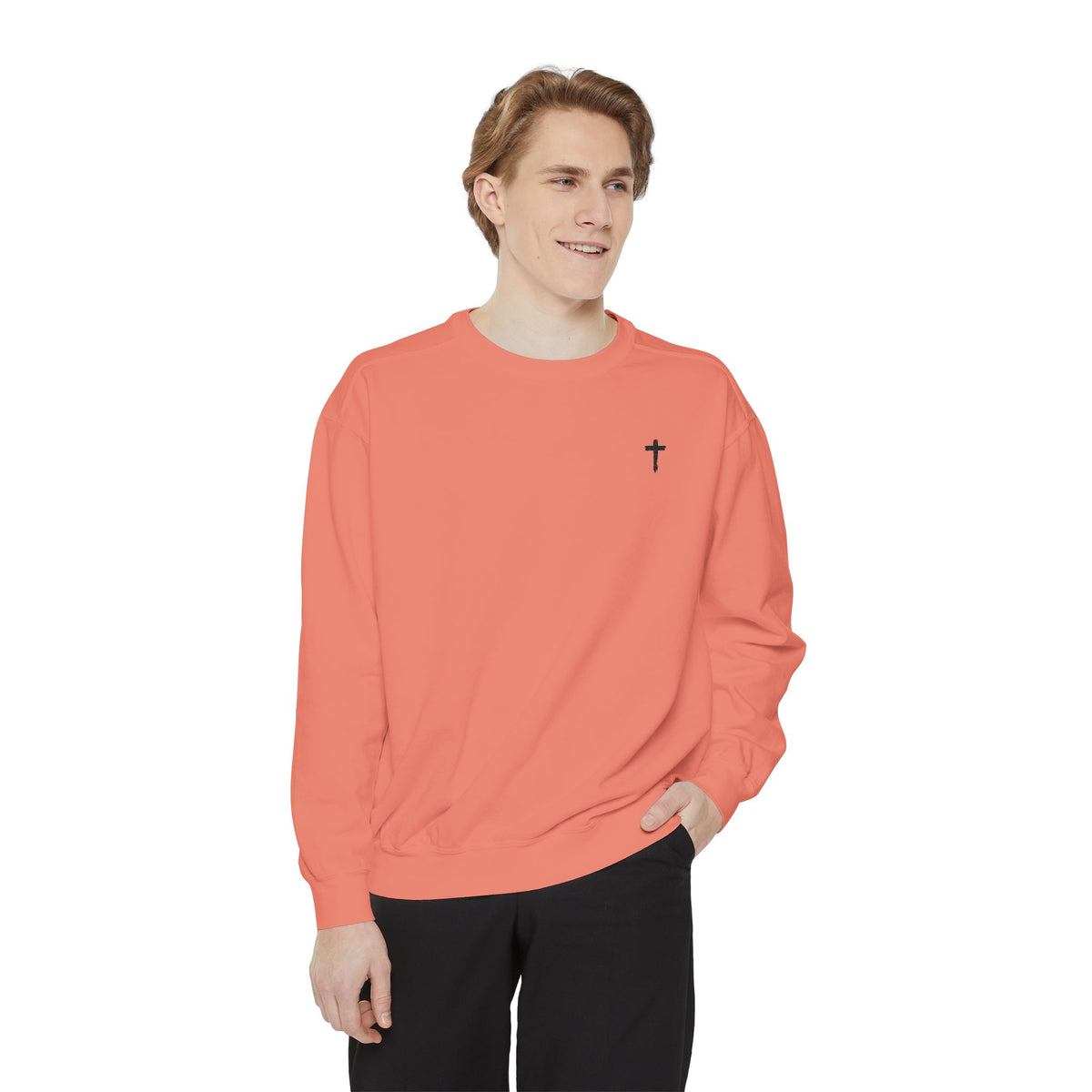 Heavy Sweatshirt - Cross (Embroidered)