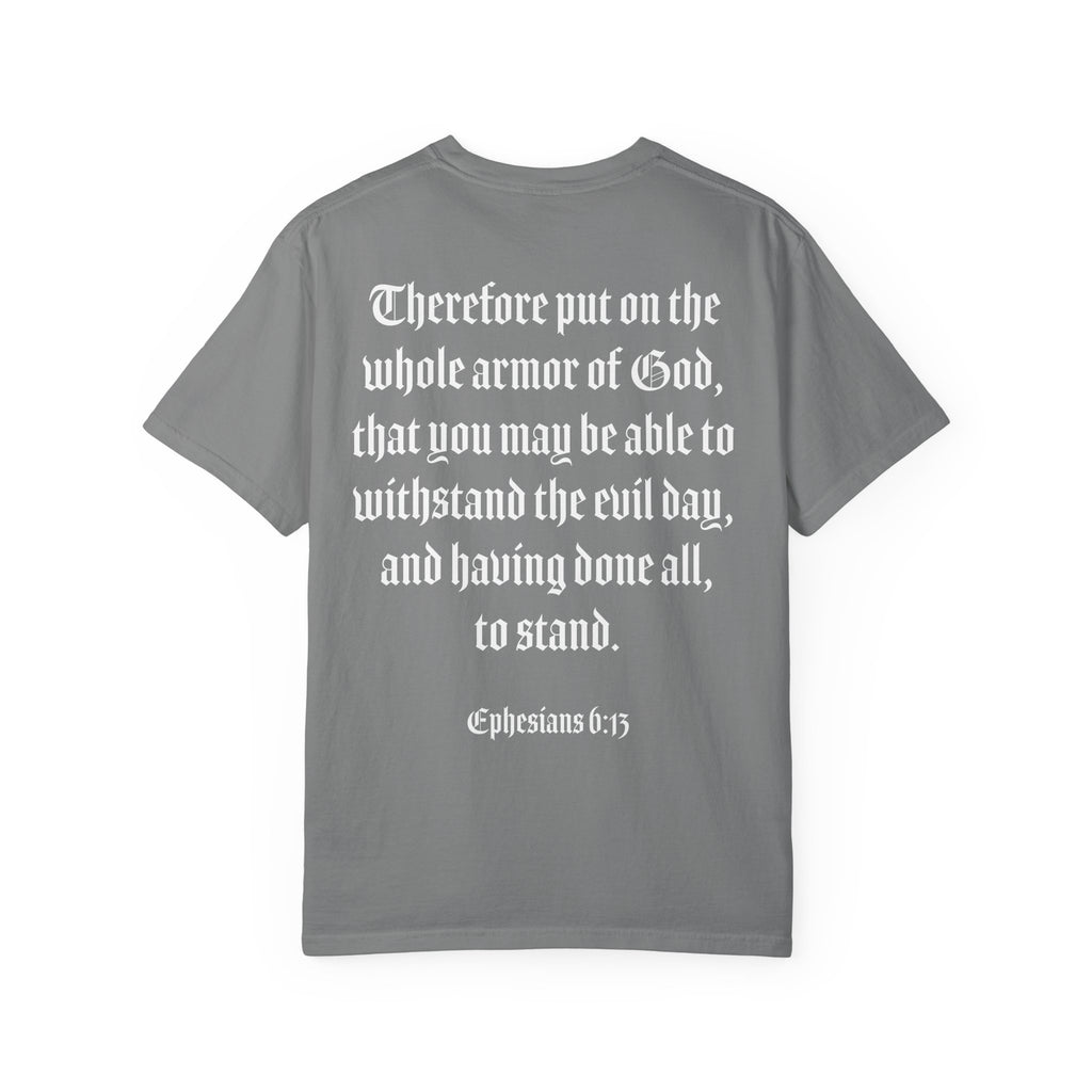 Eph. 6:13 - Armor of God - White Script