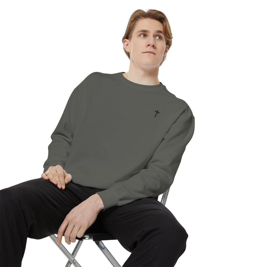 Heavy Sweatshirt - Cross (Embroidered)