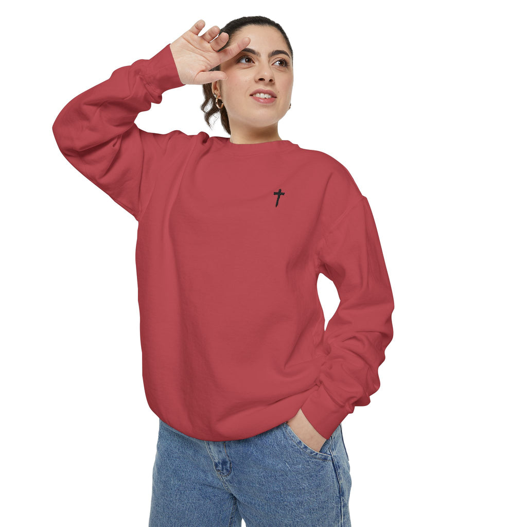 Heavy Sweatshirt - Cross (Embroidered)