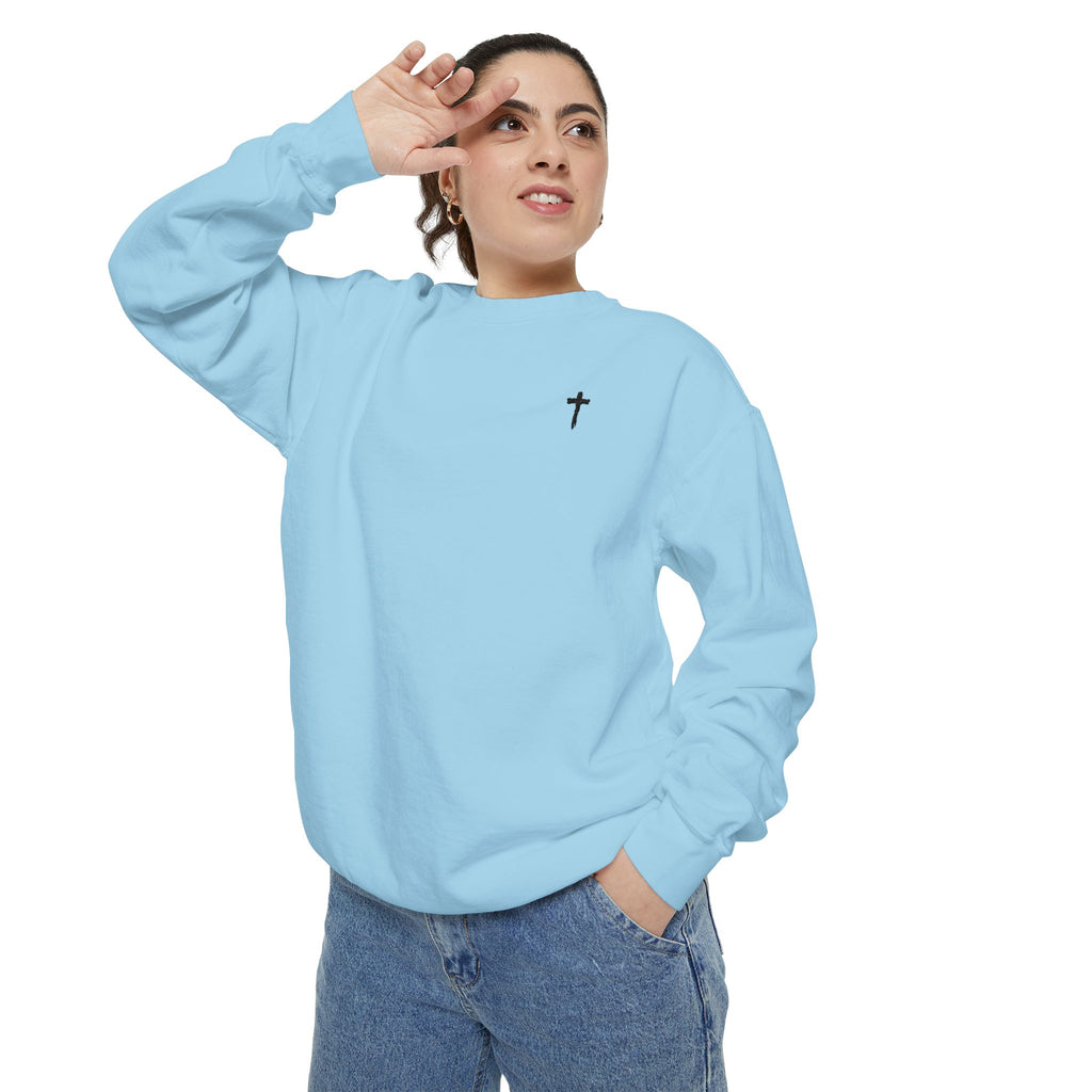 Heavy Sweatshirt - Cross (Embroidered)
