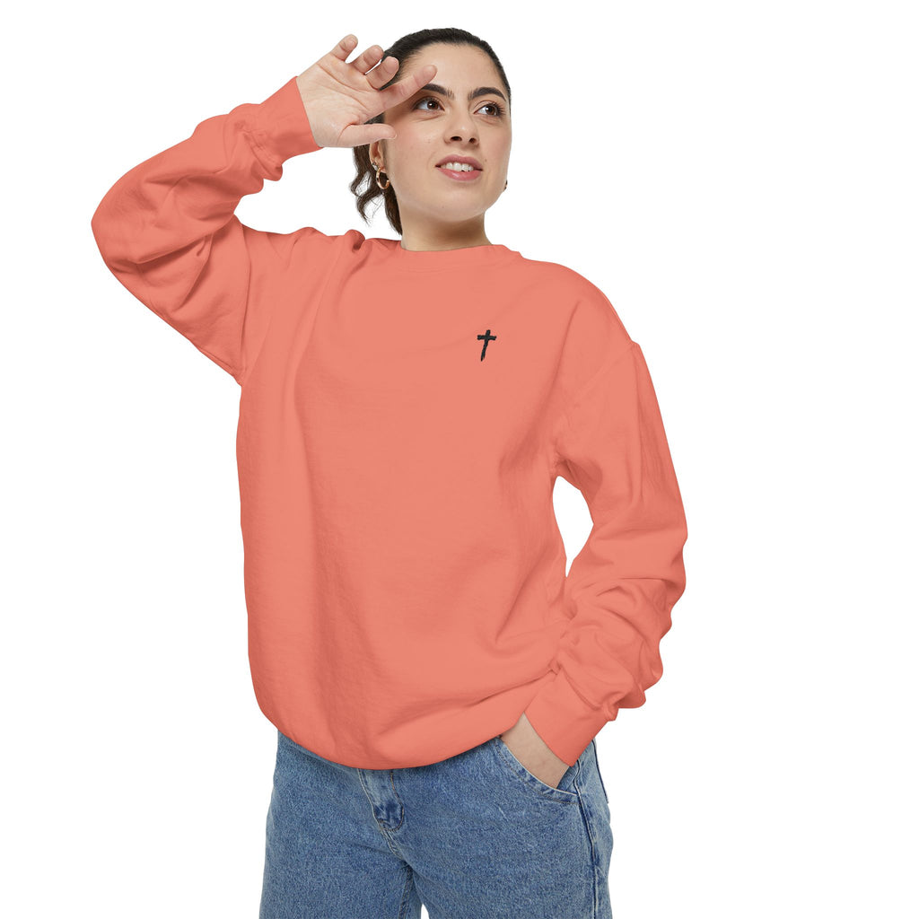 Heavy Sweatshirt - Cross (Embroidered)