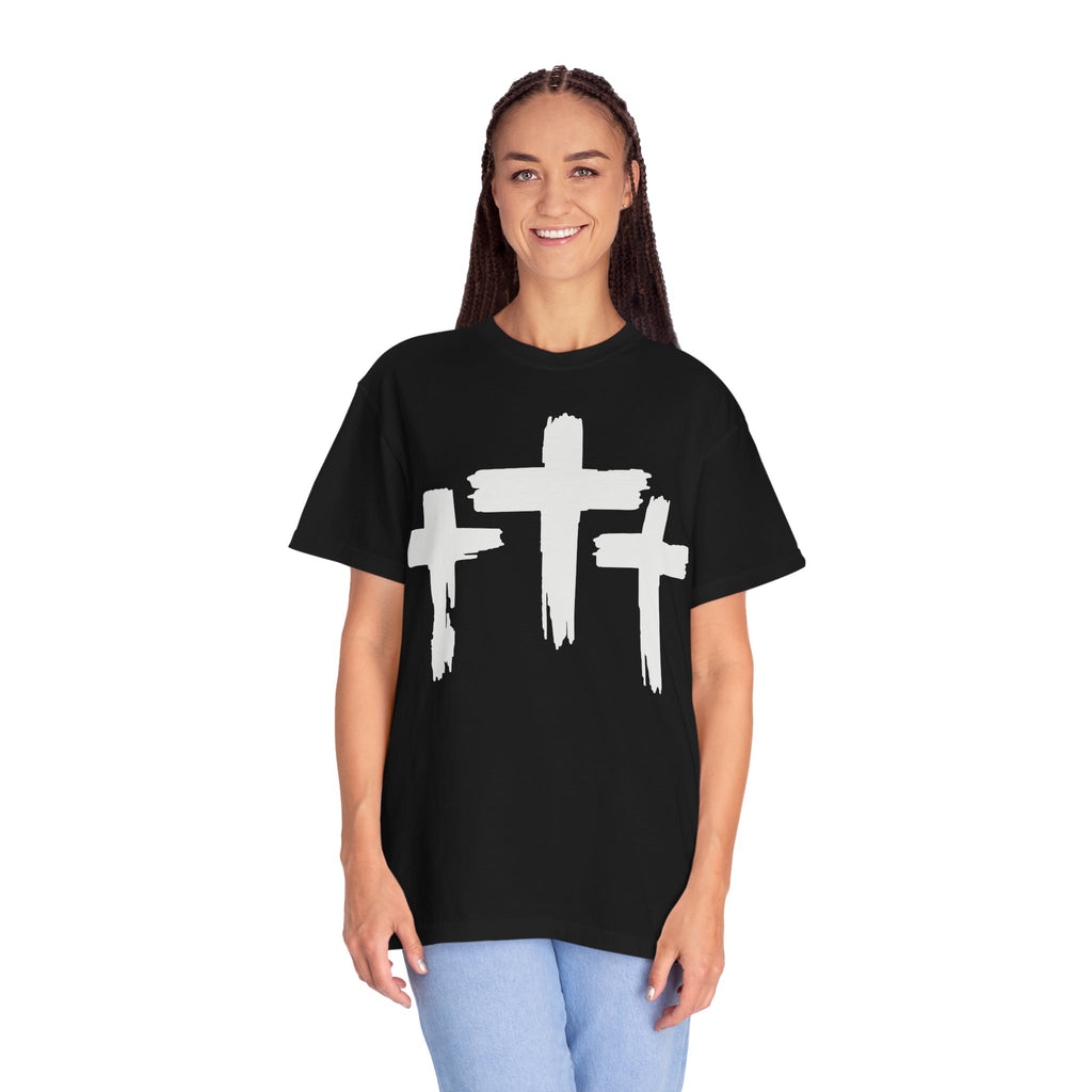 Three Crosses - White
