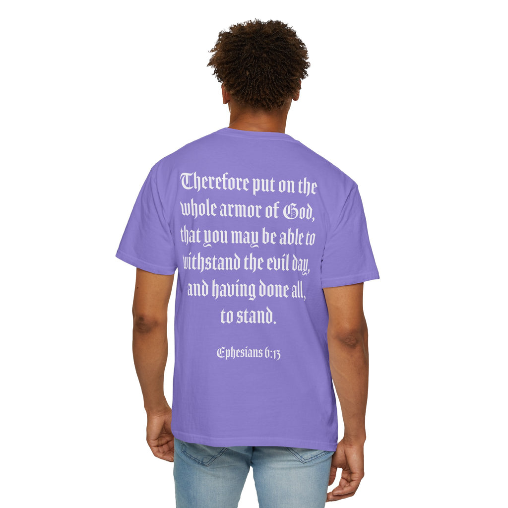 Eph. 6:13 - Armor of God - White Script