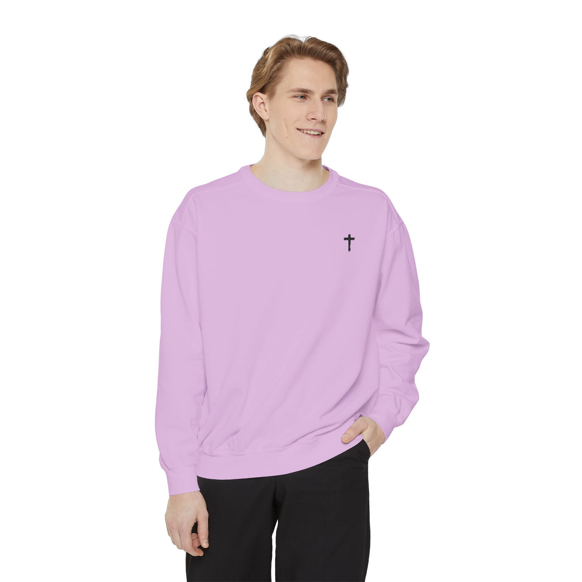 Heavy Sweatshirt - Cross (Embroidered)