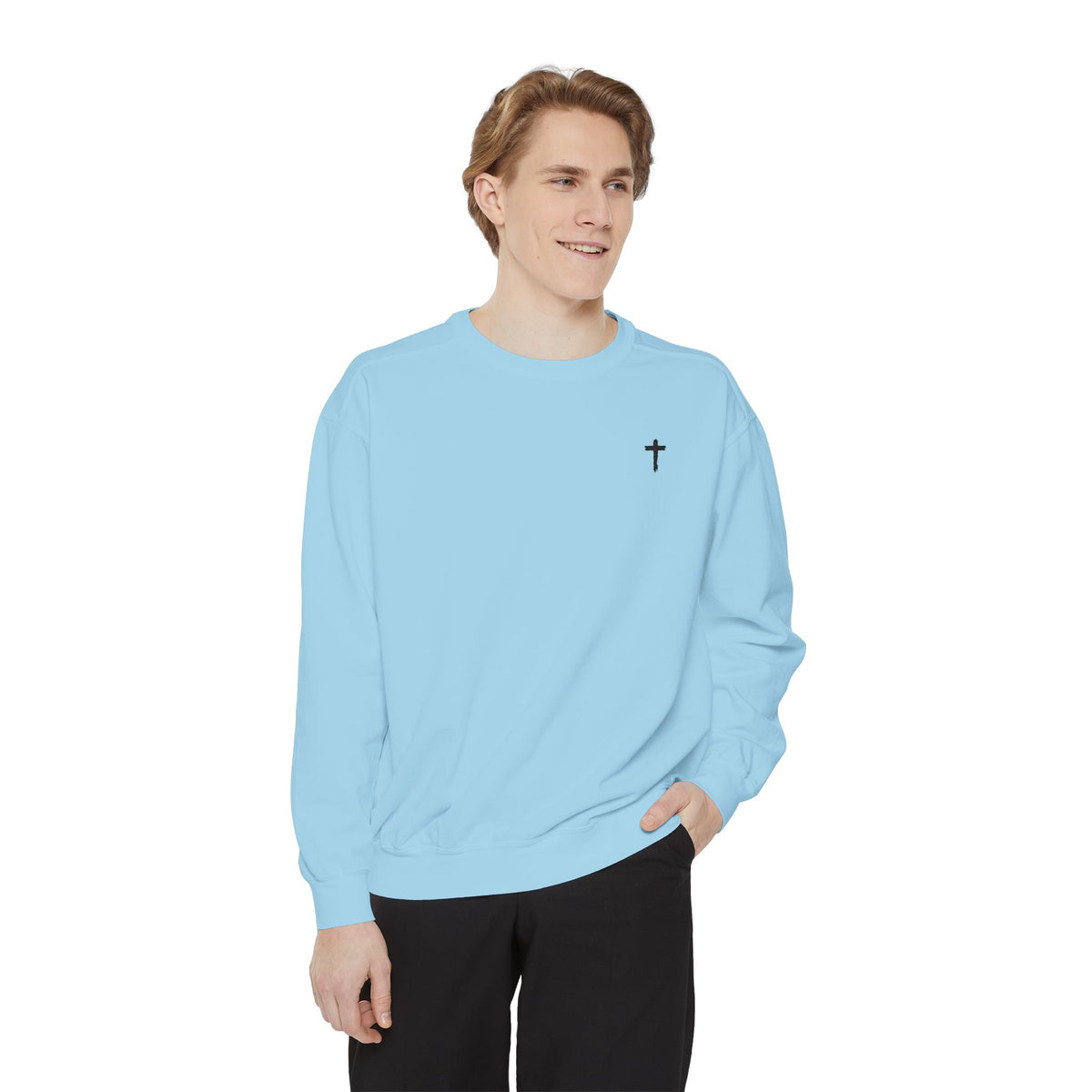 Heavy Sweatshirt - Cross (Embroidered)