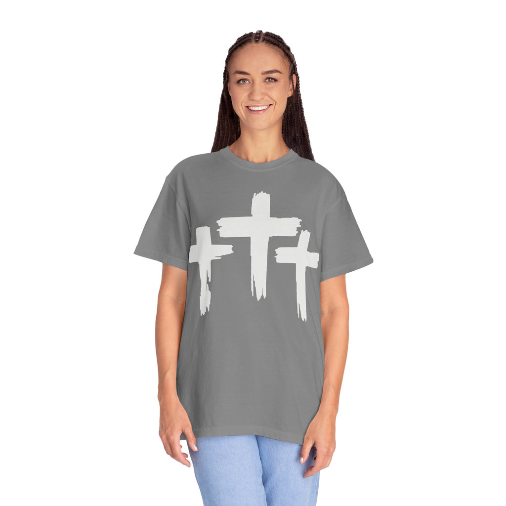 Three Crosses - White