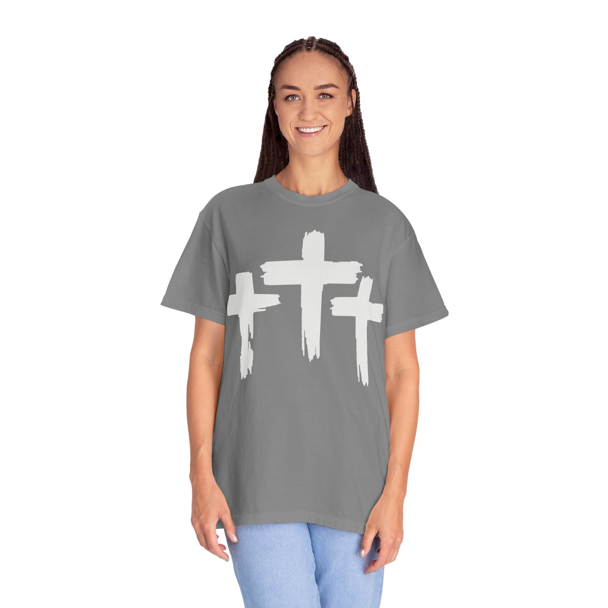 Three Crosses - White