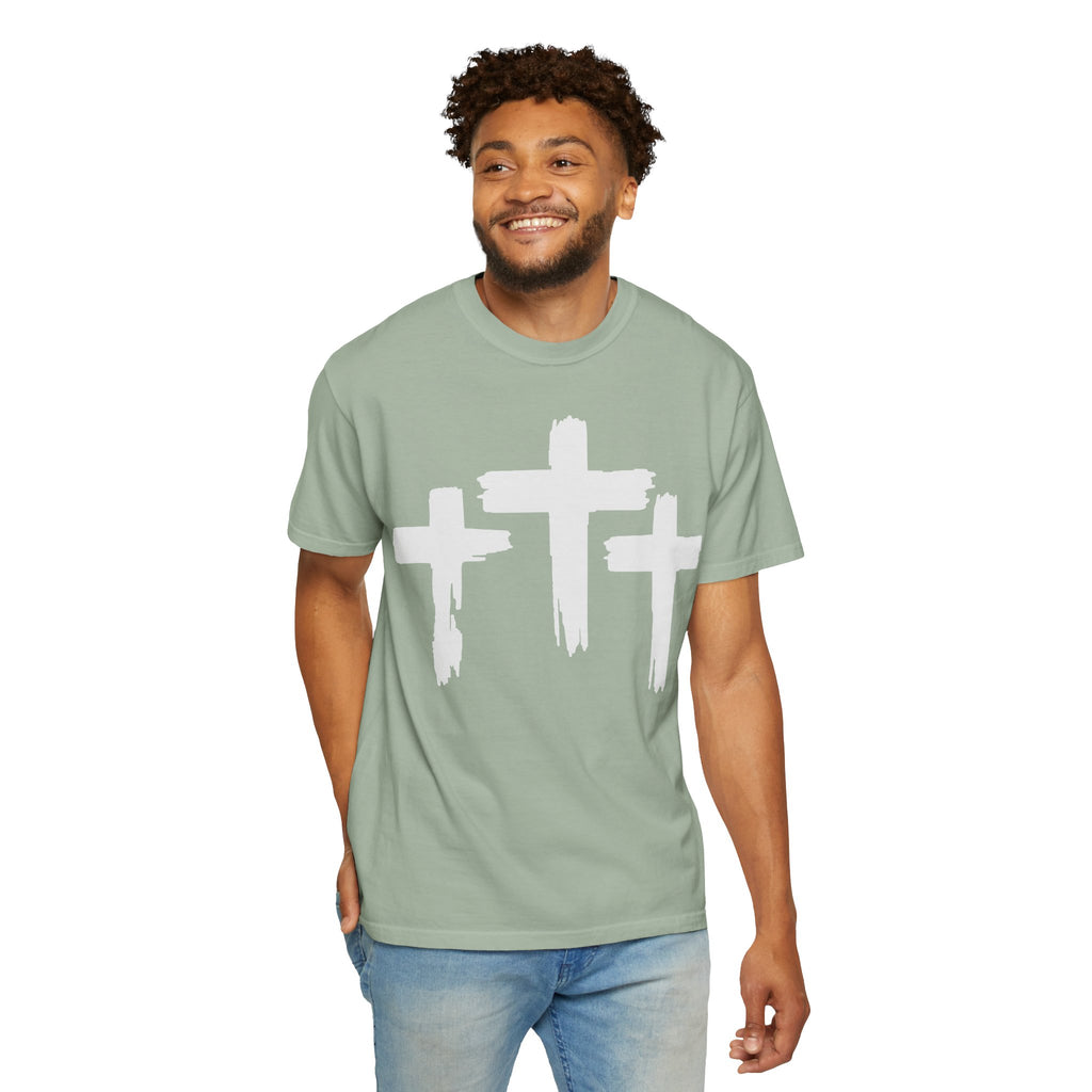 Three Crosses - White