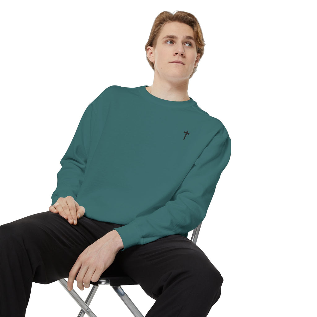Heavy Sweatshirt - Cross (Embroidered)