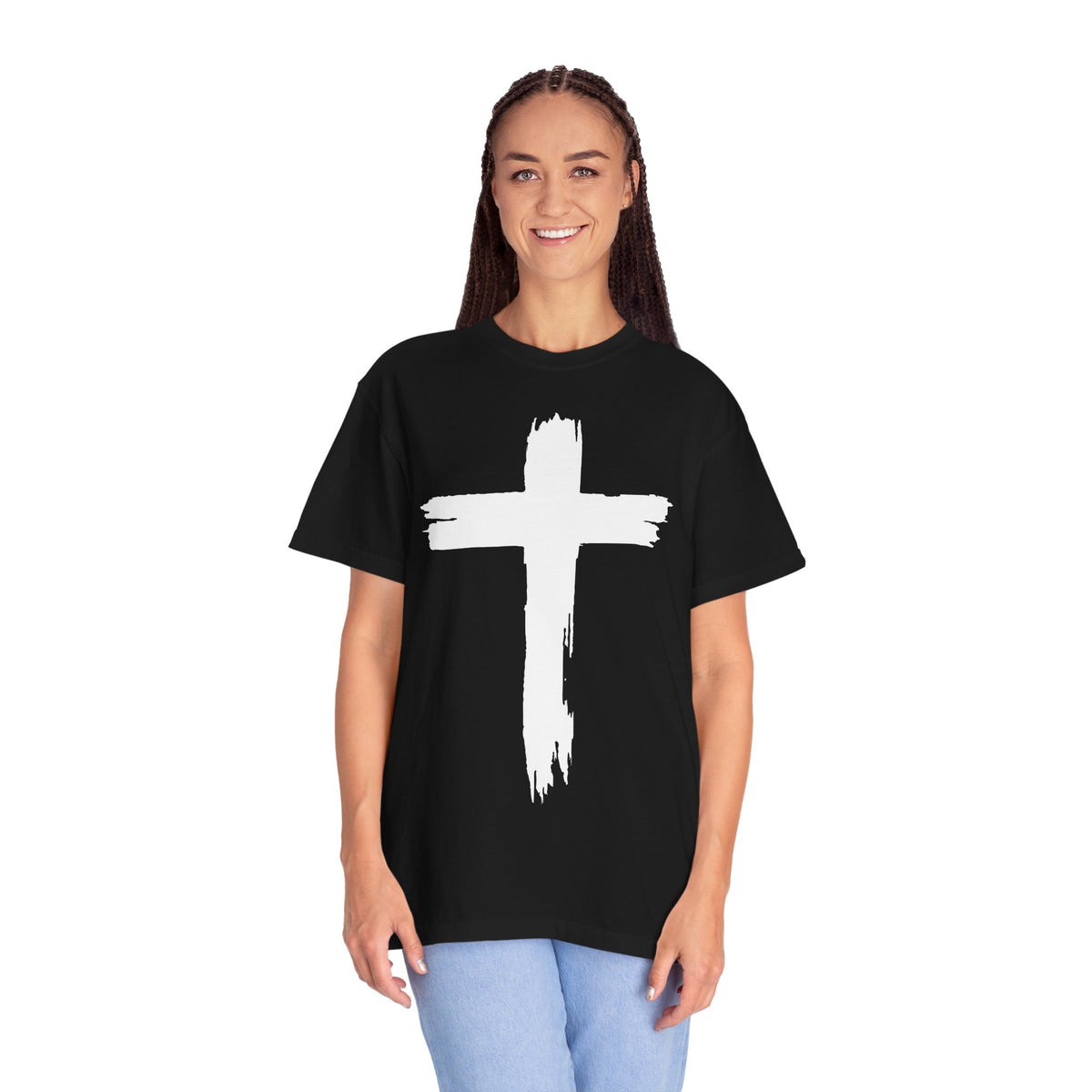 Painted Cross - White
