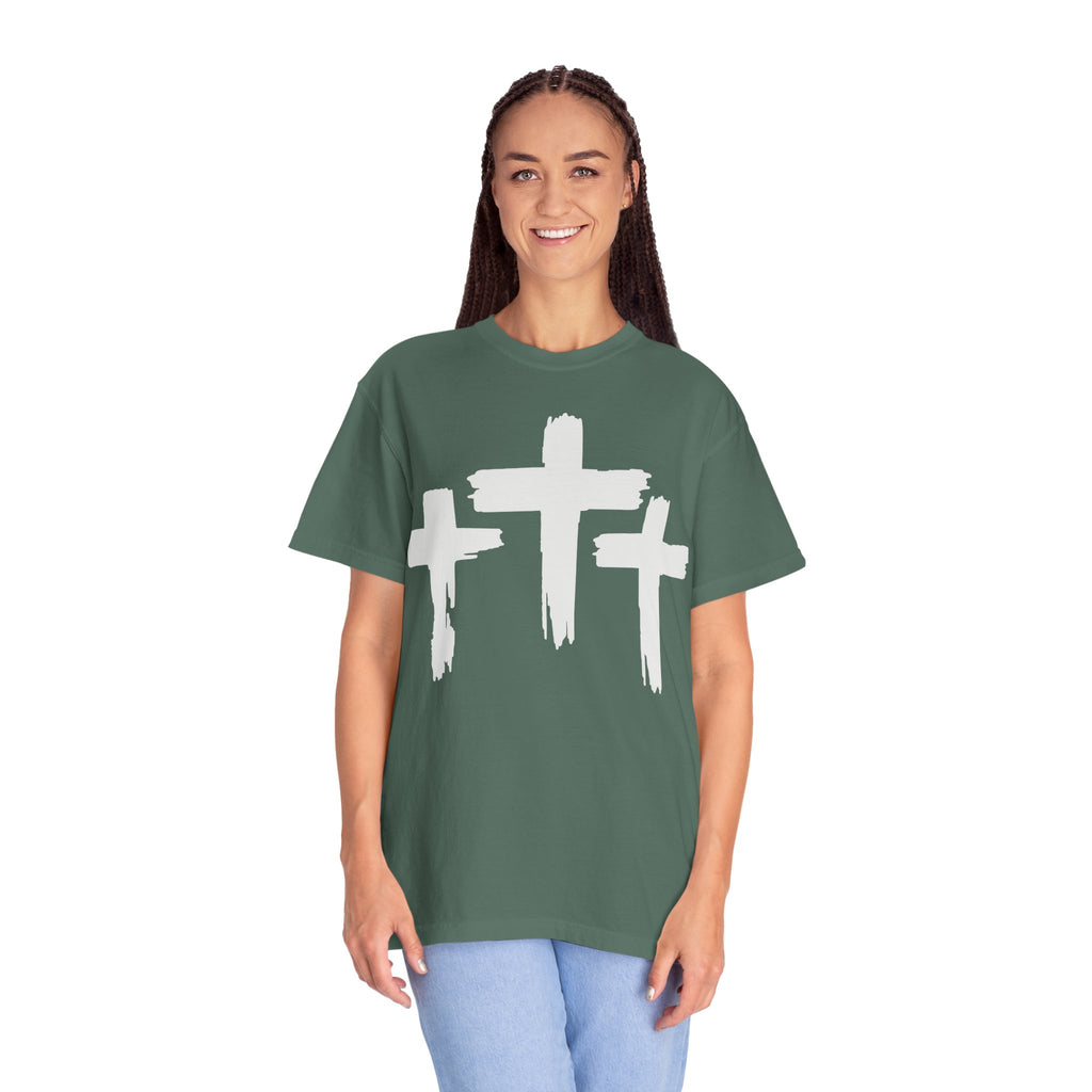 Three Crosses - White