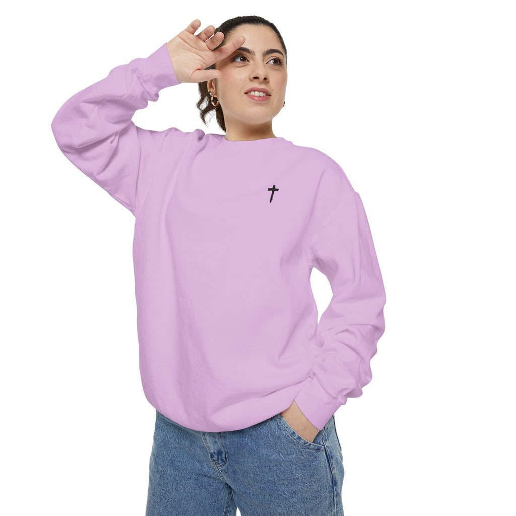 Heavy Sweatshirt - Cross (Embroidered)
