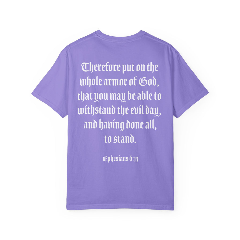 Eph. 6:13 - Armor of God - White Script
