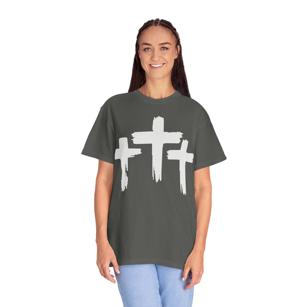 Three Crosses - White
