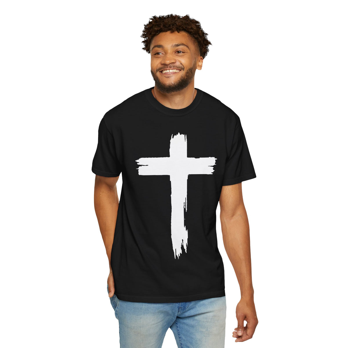 Painted Cross - White