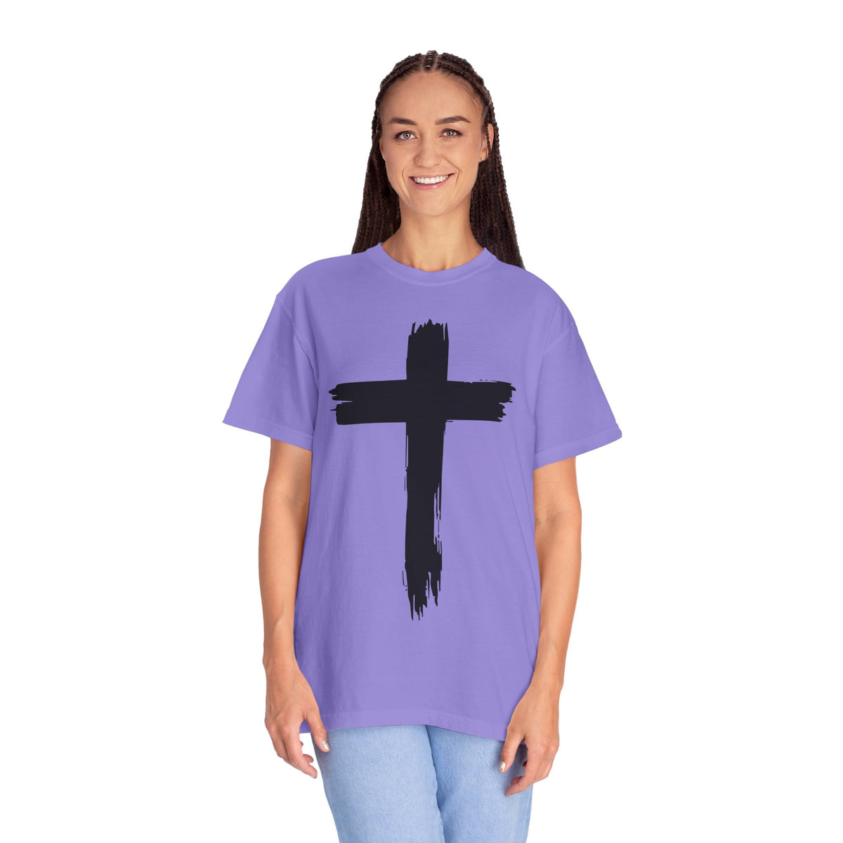 Painted Cross - Black
