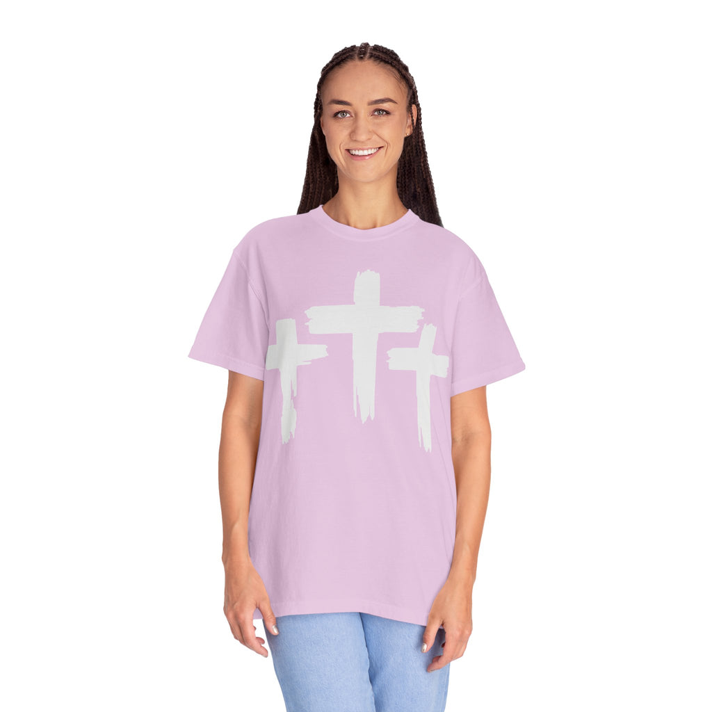 Three Crosses - White