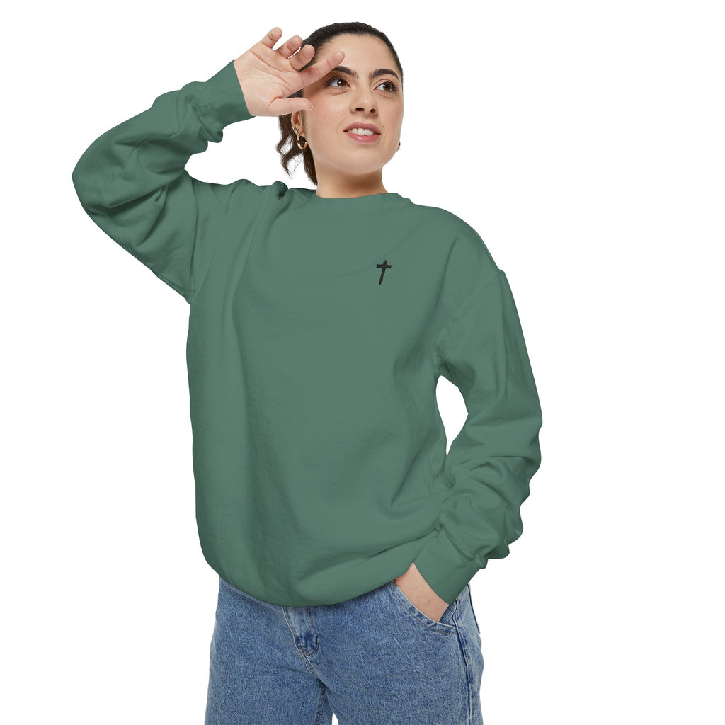 Heavy Sweatshirt - Cross (Embroidered)