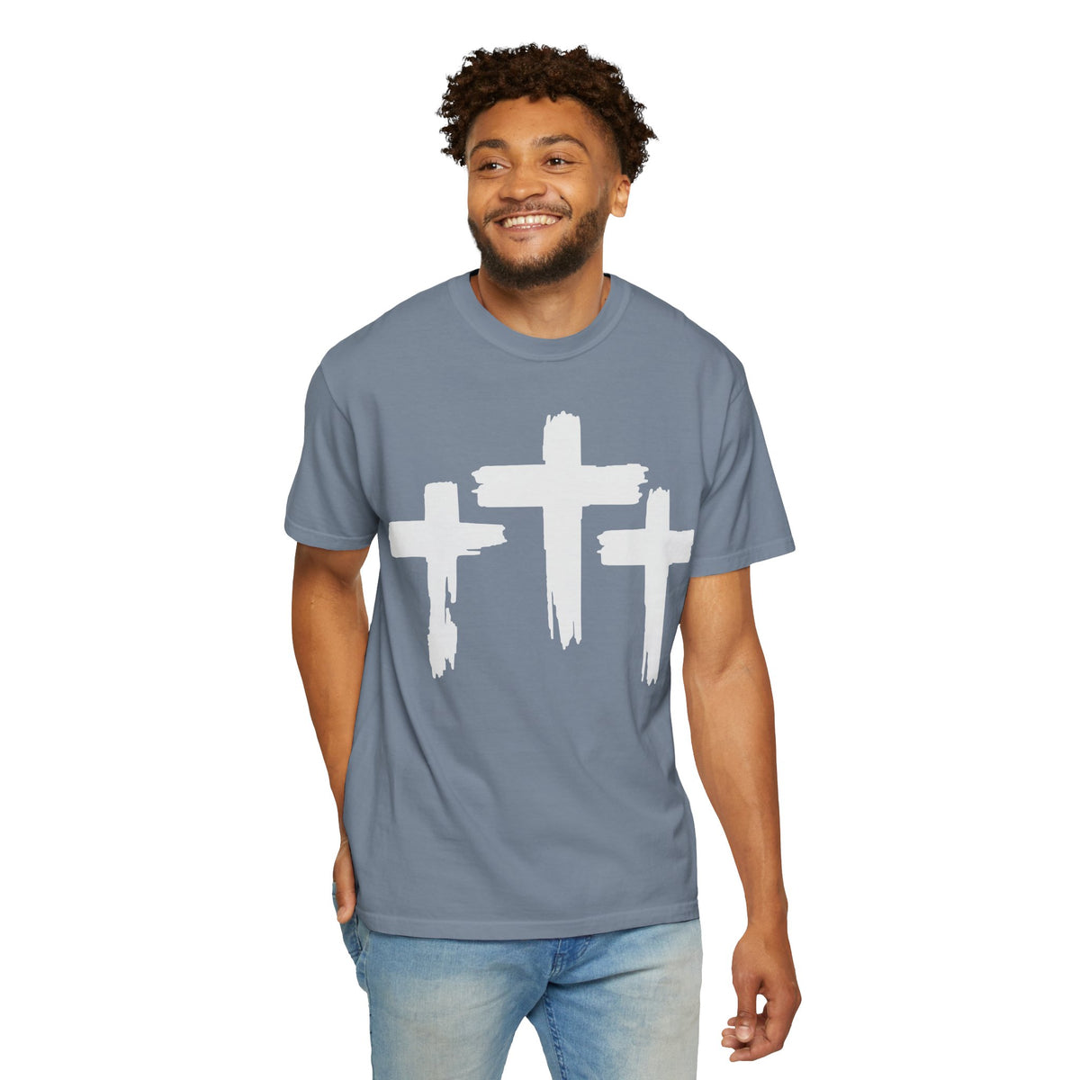 Three Crosses - White