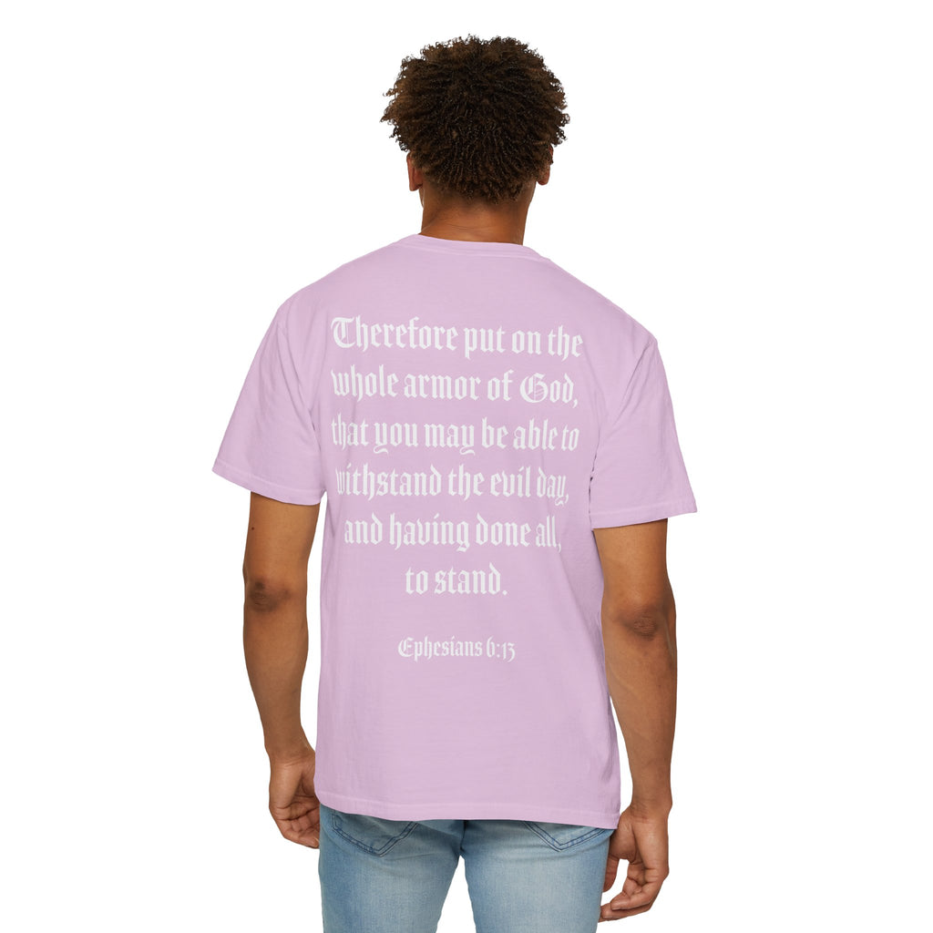 Eph. 6:13 - Armor of God - White Script