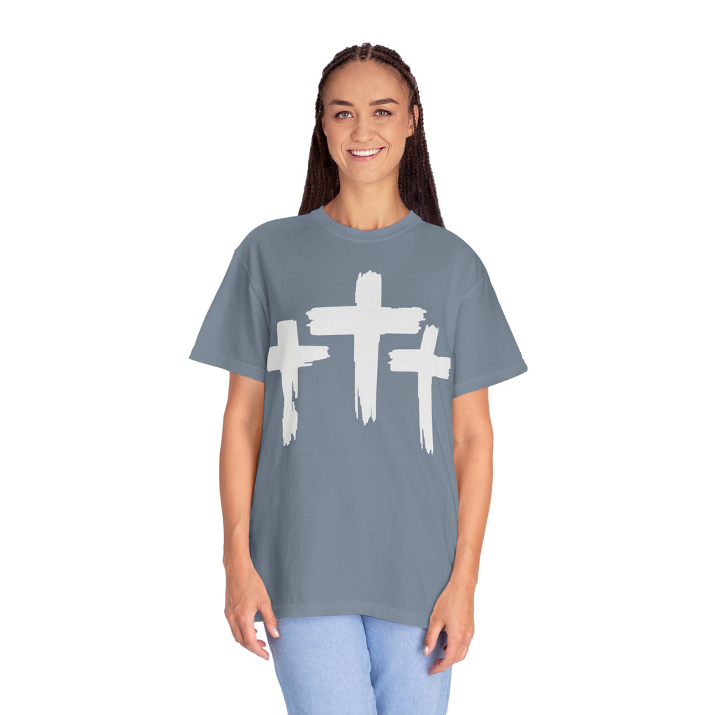 Three Crosses - White