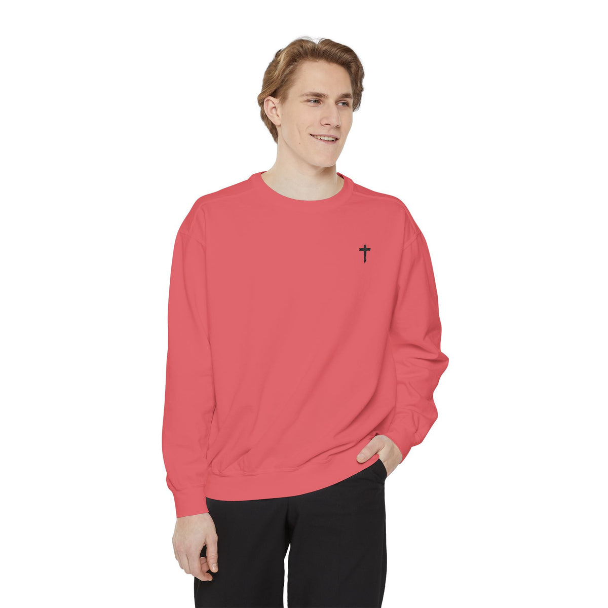 Heavy Sweatshirt - Cross (Embroidered)