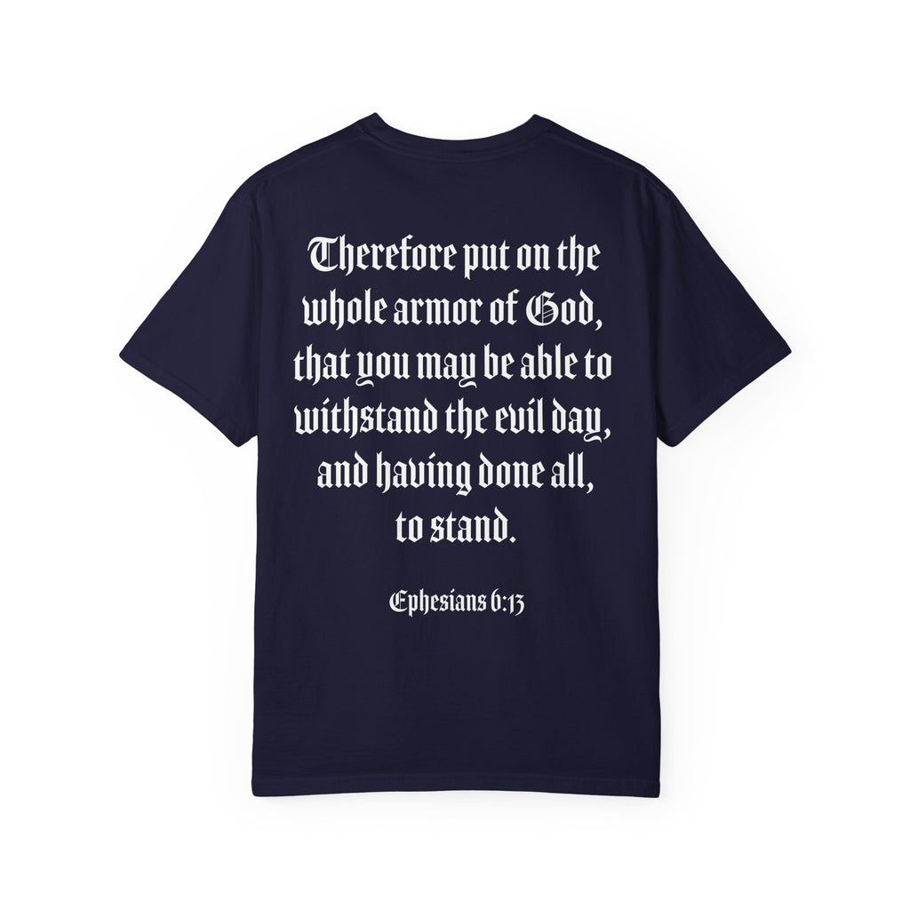 Eph. 6:13 - Armor of God - White Script