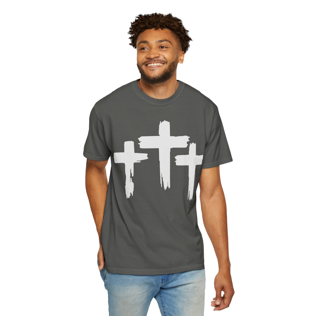 Three Crosses - White