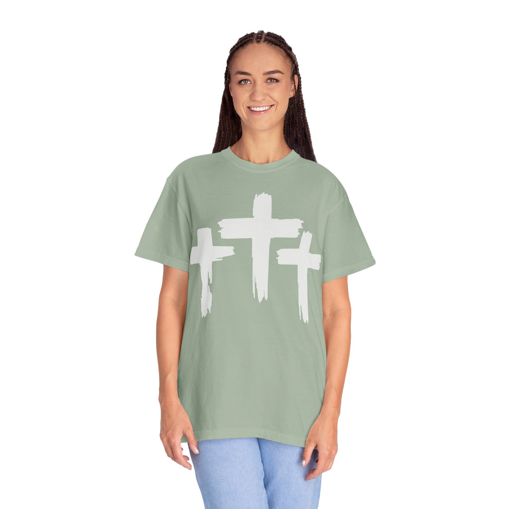 Three Crosses - White