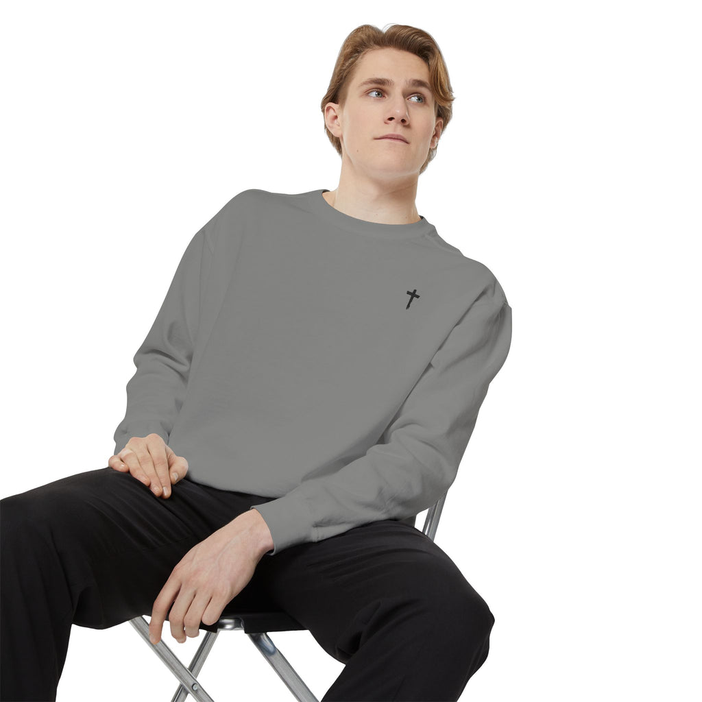 Heavy Sweatshirt - Cross (Embroidered)