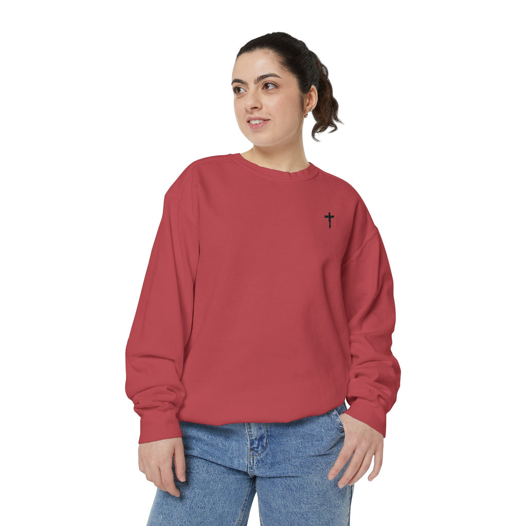 Heavy Sweatshirt - Cross (Embroidered)