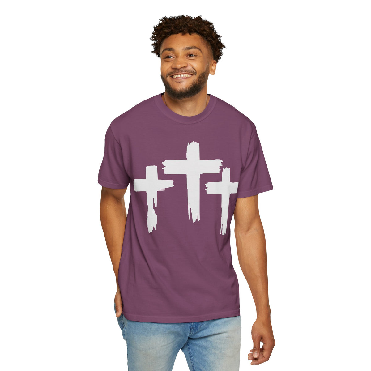 Three Crosses - White