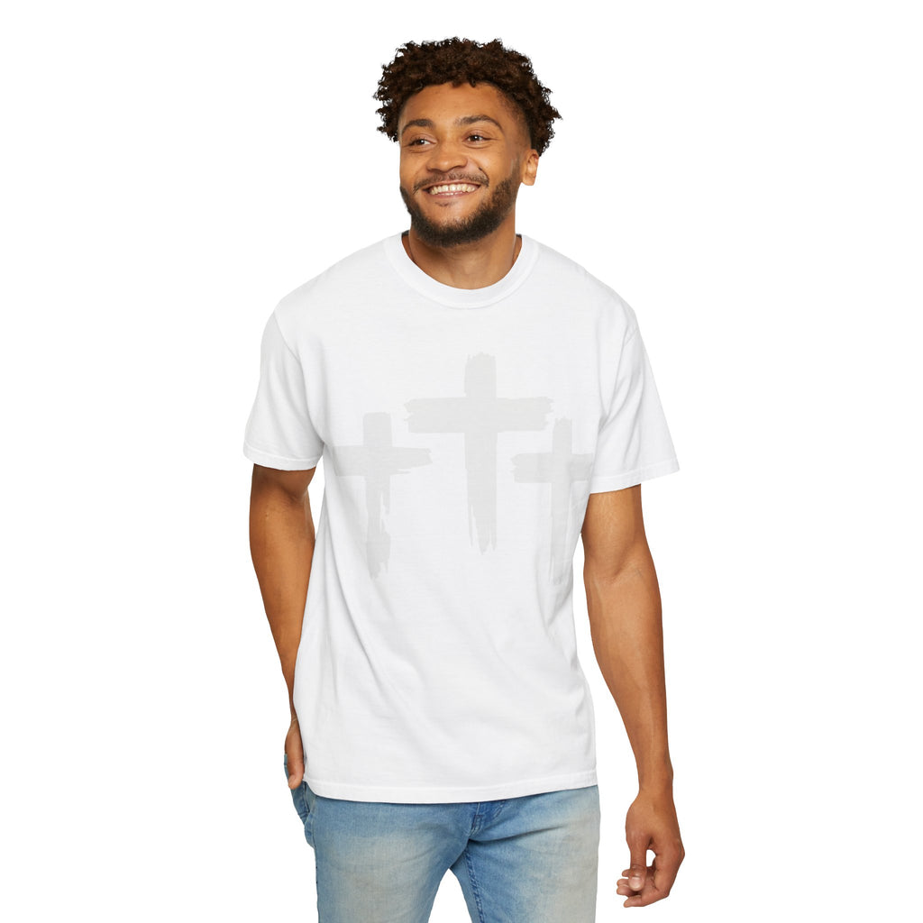Three Crosses - White
