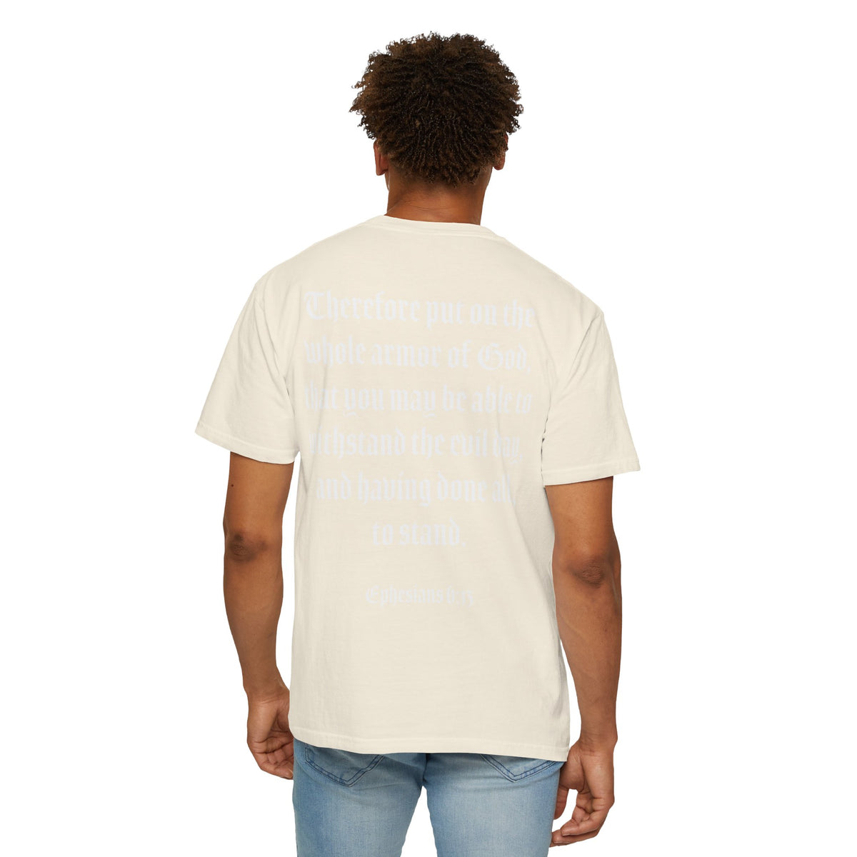 Eph. 6:13 - Armor of God - White Script