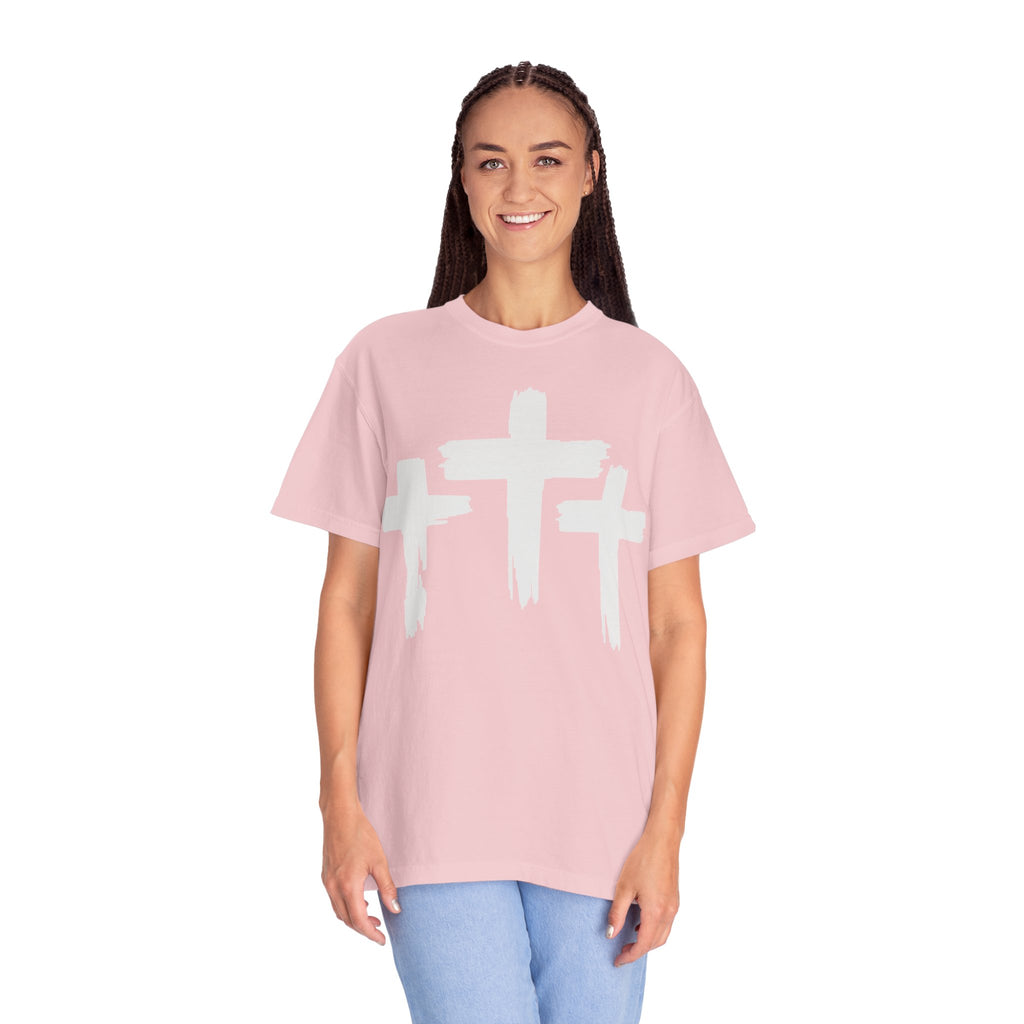 Three Crosses - White
