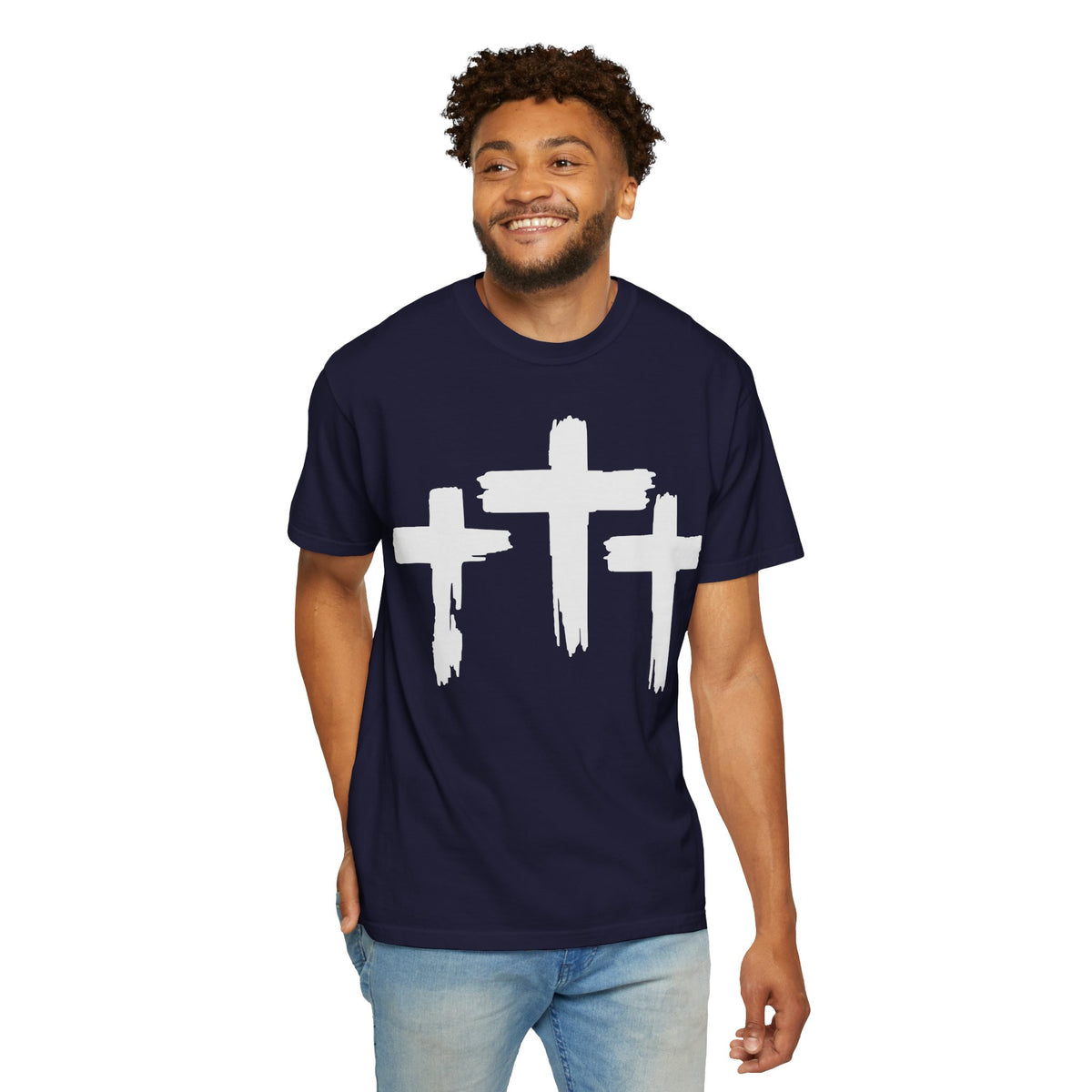 Three Crosses - White