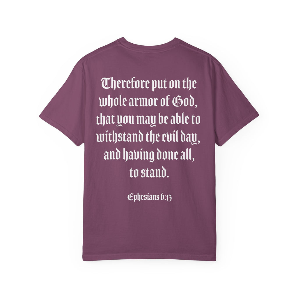 Eph. 6:13 - Armor of God - White Script