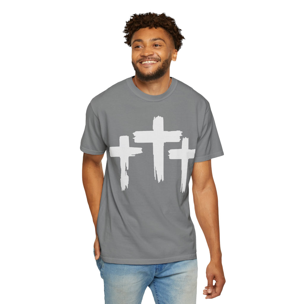Three Crosses - White